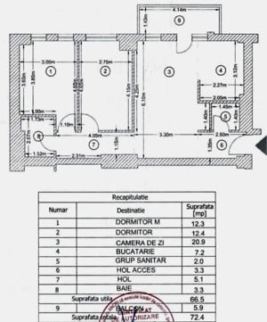 3 Camere Modern la 6 minute de Metrou Pipera - imagine 10