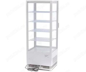 Vitrină frigorifică produse patiserie 98 l - temperatură de la 0  până la +12 C   Albă - imagine 2