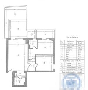 Apartament 3 camere, mobilat si utilat/ Como Park - imagine 10