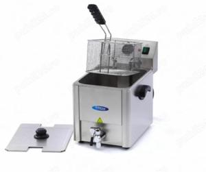 Friteuză 8 litri   1 coș   robinet de scurgere - termostat intre 0  C si 190  C - imagine 4