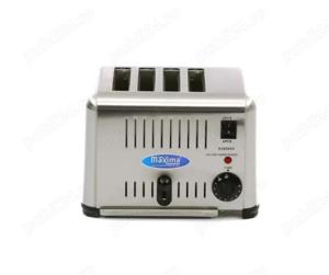 Prăjitor de pâine profesional pentru 4 felii de paine   cu cronomentru și termostat