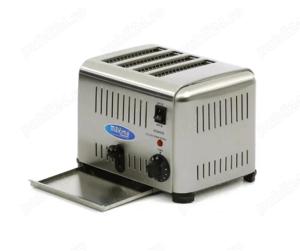 Prăjitor de pâine profesional pentru 4 felii de paine   cu cronomentru și termostat - imagine 2