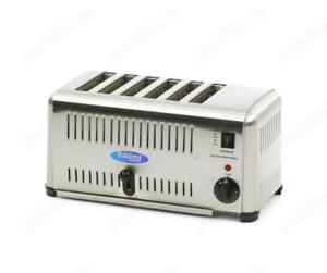 Prăjitor de pâine profesional pentru 6 felii de paine   cu cronomentru și termostat - imagine 3