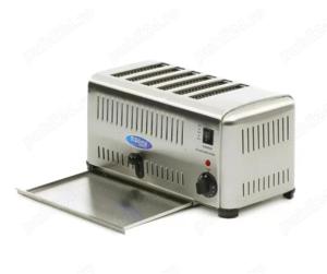 Prăjitor de pâine profesional pentru 6 felii de paine   cu cronomentru și termostat - imagine 2