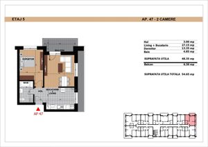 Apartament 2 camere in ansamblu rezidential – 10 minute de metrou Aparatori - imagine 5