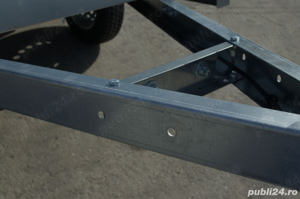  Remorca auto 750 kg Temared Eco 206x110x32 cm 750 kg - Fabricat in Polonia - imagine 6