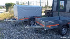  Remorca auto 750 kg Temared Eco 206x110x32 cm 750 kg - Fabricat in Polonia - imagine 2