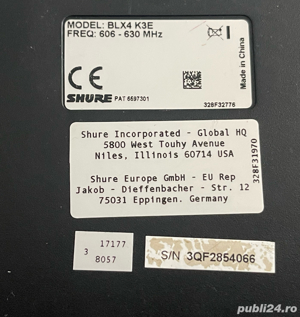 Microfon Shure wireless - imagine 3