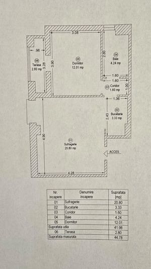 2 cam BLOC NOU etaj 1 zona Complex Studentesc - imagine 6