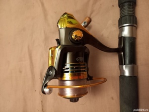 Lanseta telescopica GipoPescar, 2,7m, cu mulin MH 4500, 12+1 rulmenti eta  - imagine 4