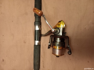 Lanseta telescopica GipoPescar, 2,7m, cu mulin MH 4500, 12+1 rulmenti eta  - imagine 5