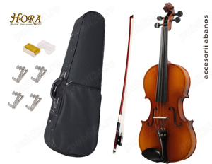 Vioara Hora Reghin 4 4 STUDENT accesorii abanos Set 1