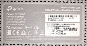 Router wireless AC750 TP-Link Archer C20, Dual Band - imagine 4