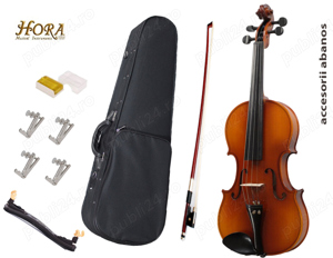 Vioara Hora Reghin 4 4 STUDENT accesorii abanos Set 2