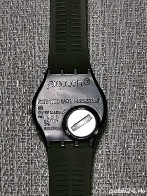 Ceas SWATCH AG 1999 Unisex Watch Day Date White Black - imagine 4