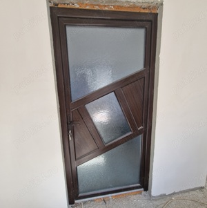  De vânzare: Ușă PVC cu sticlă texturată, 207x100 cm - imagine 2