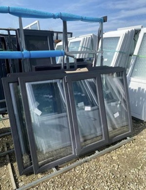 ferestre termopan gri antracit noi de la 400 lei - imagine 2