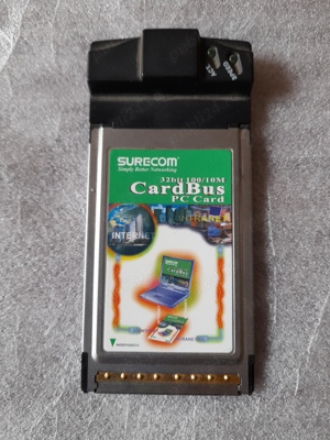 PCMCIA Ethernet Adapter Surecom EP-428X 4B