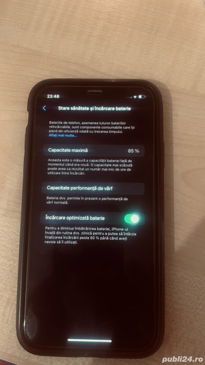 iphone XR viata baterie 85% - imagine 5