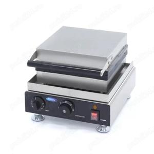 Aparat pentru vafe  4 bucați  brad pe băț   termostat reglabil și cronometru - imagine 3