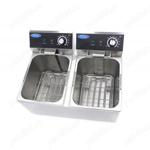 Friteuză 2x8 l   cu zonă rece   termostat între 50 C și 200 C - imagine 3