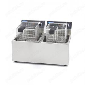 Friteuză 2x8 l   cu zonă rece   termostat între 50 C și 200 C - imagine 5