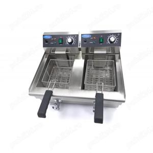 Friteuză 2x10 l   cu robinet de scurgere   termostat între 50 C și 200 C - imagine 5