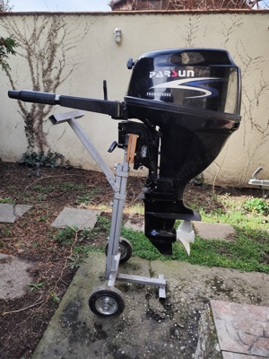 Barca gonflabila Kolibri KM 400 D cu chila + motor si peridoc  - imagine 5