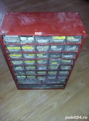 Dulap met.circuite electronice,tranzistori,condensatori,diode,rezistentecomponente electronice,T.GRA - imagine 3