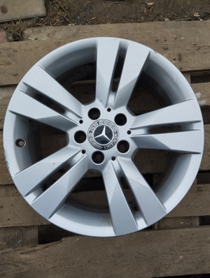 Jante aliaj in doua latimi 17 zoll originale Mercedes Benz C-klass, GLK W204, S204, C204 - imagine 3