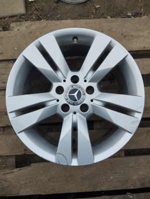 Jante aliaj in doua latimi 17 zoll originale Mercedes Benz C-klass, GLK W204, S204, C204 - imagine 4