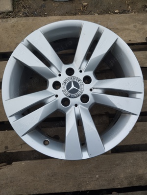 Jante aliaj in doua latimi 17 zoll originale Mercedes Benz C-klass, GLK W204, S204, C204