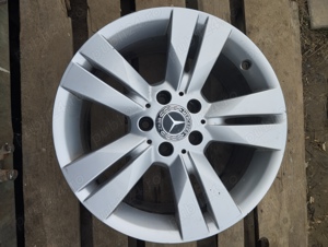 Jante aliaj in doua latimi 17 zoll originale Mercedes Benz C-klass, GLK W204, S204, C204 - imagine 2