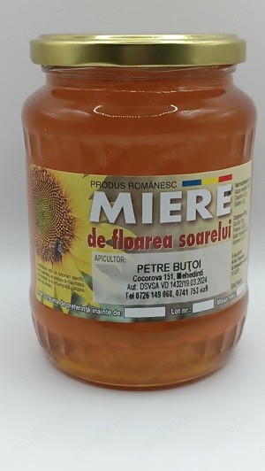 Miere de floarea soarelui