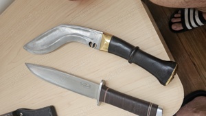 Kukri din foaie de arc,executat manual. - imagine 4