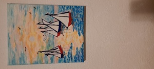 Tablou pictat manual