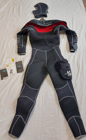 Costum neopren profesional scufundari SCUBAPRO Nova Scotia 6.5 ,marime L+cagula,nou - imagine 2