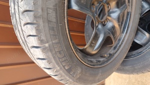 Vând 4 cauciucuri cu genti pentru Opel Astra H 205/55 r16 Michelin  - imagine 3