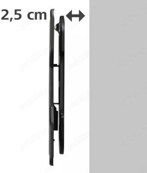 Suport TV de perete fix Hama 118050, 19 - 48" inch, Negru NOU 99 Lei - imagine 3