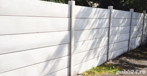 Gard placi beton, inprejmuiri terenuri, gard beton