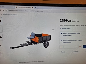 Motocultor OMAC MC 180+ Remorca RM 500 + Accesorii in plus fate de cele incluse  - imagine 2