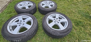 Set jante aliaj plus anvelope iarnă Barum Polaris 5, 205/55/R16, Skoda - imagine 2