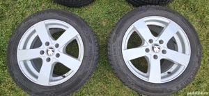 Set jante aliaj plus anvelope iarnă Barum Polaris 5, 205/55/R16, Skoda - imagine 4