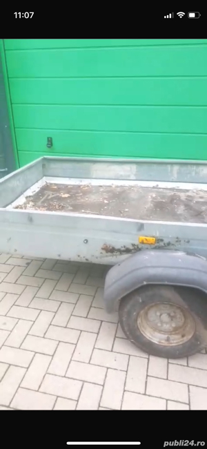 remorca auto 750kg Stema adusa din germania  - imagine 3