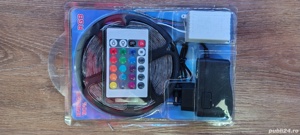Banda Led Strip 5M RGB cu telecomanda,Nou!