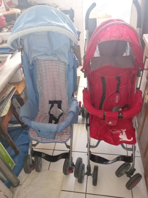 Cărucior pliabil plimbări băiat-fetiță