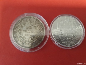 moneda si medalie argint 