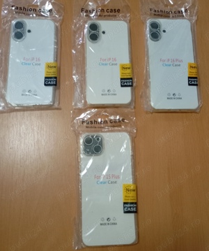 Vând Huse transparente (bumper) pentru iPHONE 15 Plus,16 și 16 Plus.NOI - imagine 5