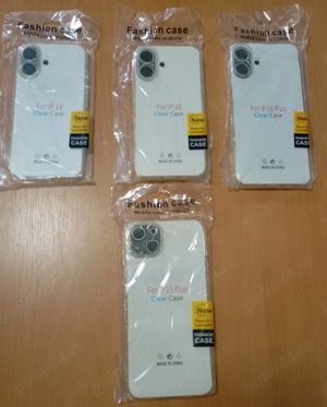 Vând Huse transparente (bumper) pentru iPHONE 15 Plus,16 și 16 Plus.NOI - imagine 3