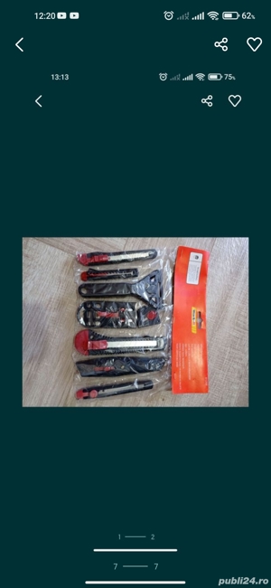 Cutter pliabil set cutter cutite precizie  - imagine 3